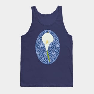 Shweshwe Calla Lily Tank Top